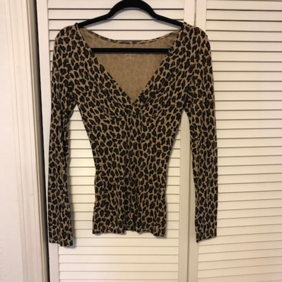 Express Cheetah/Leopard/Animal Print Shirt - Picture 1 of 3